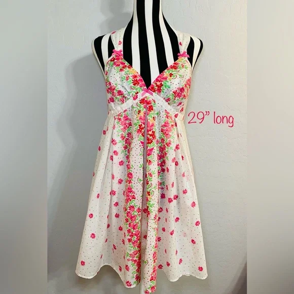 Betsey Johnson Floral Cotton Nightie - Picture 5 of 8